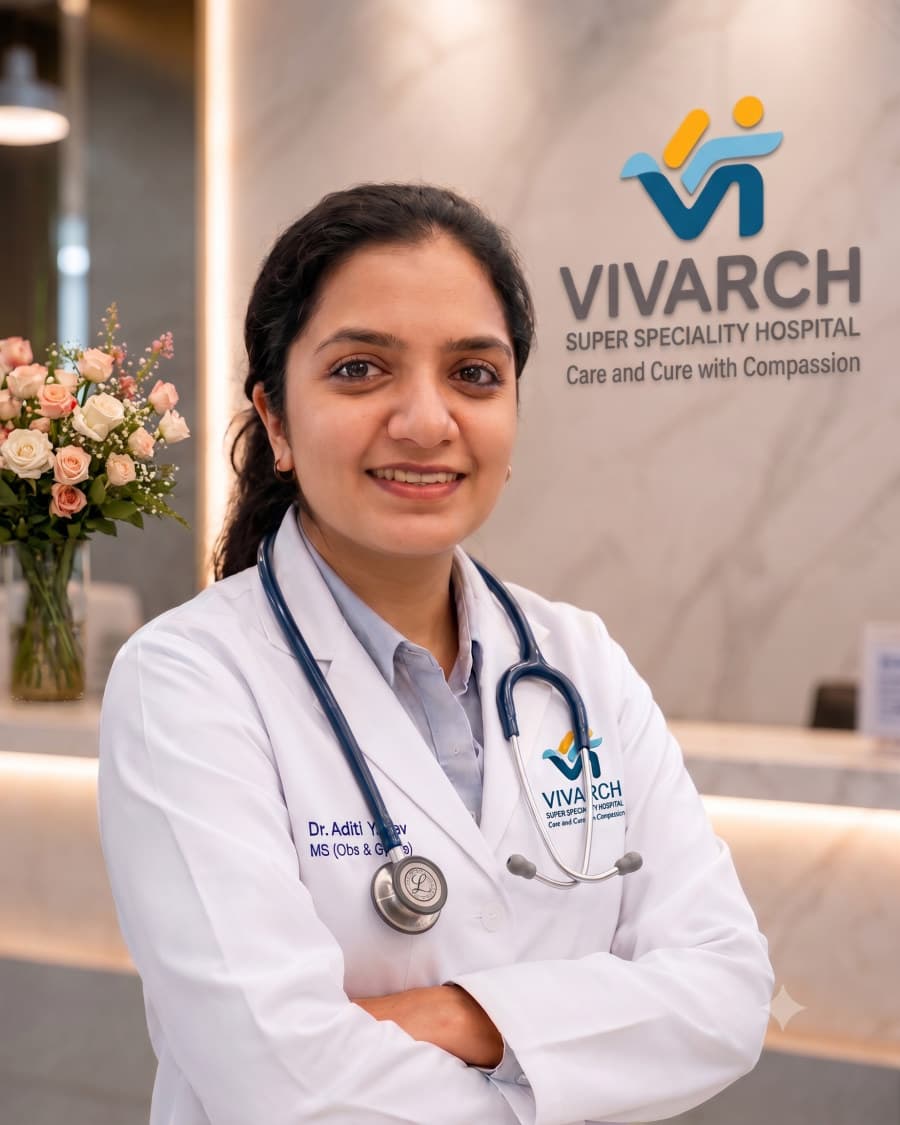 Dr. Aditi Yadav, Obstetrician & Gynaecologist at Vivarch Hospital